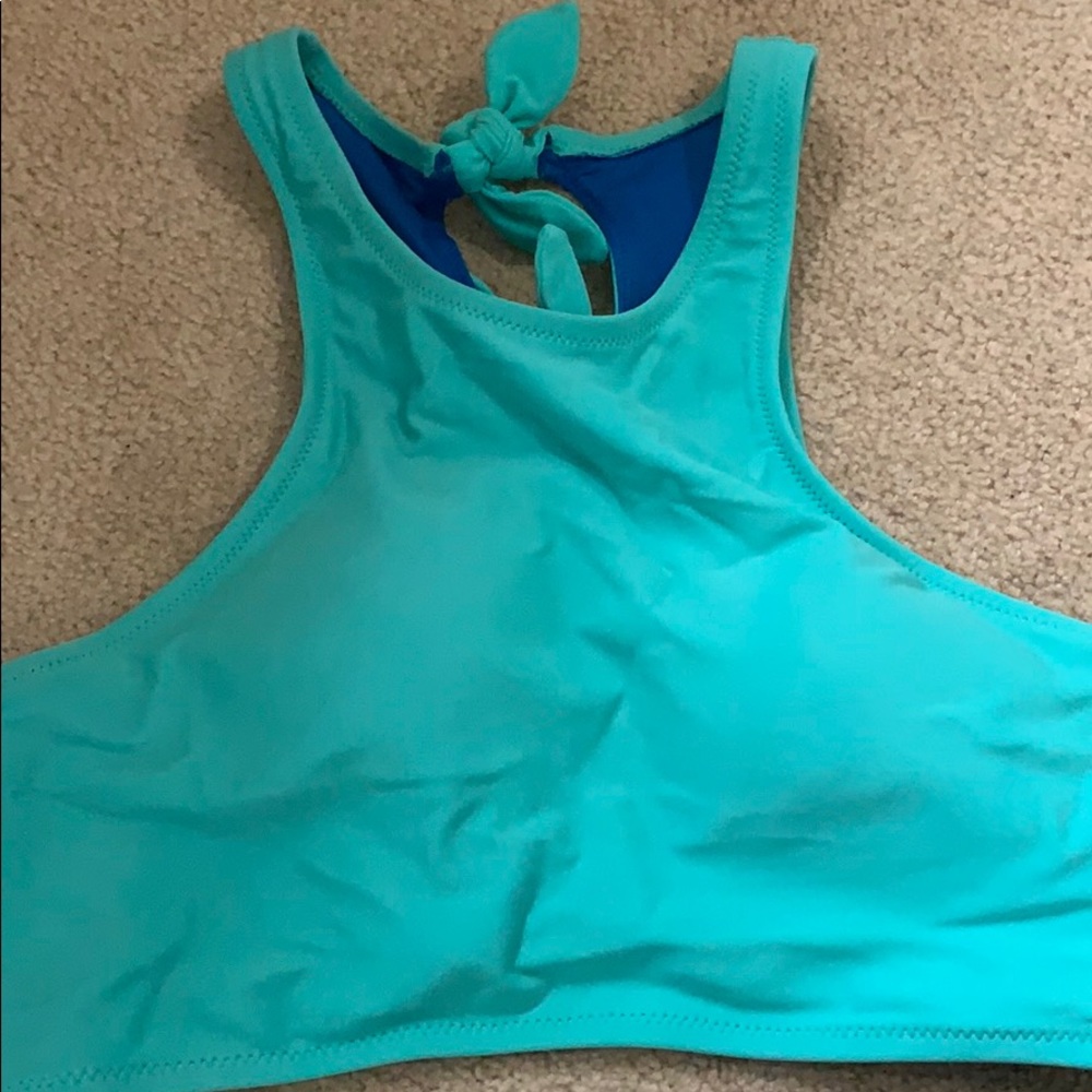Blue old navy swim suit top